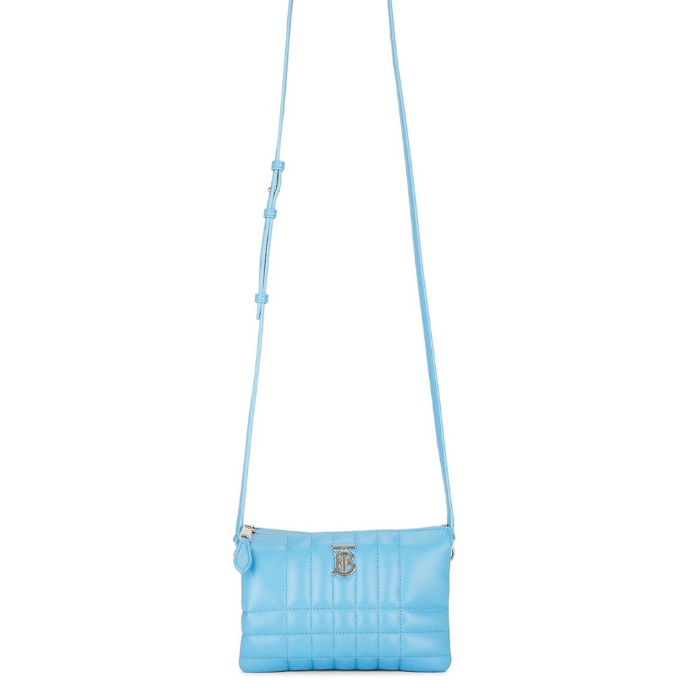Burberry Lola Double Pouch Bag, in color: Bright Sky Blue